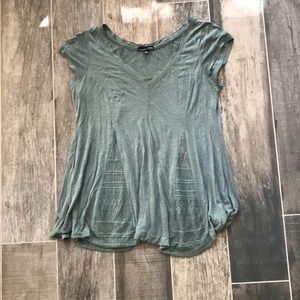 Flowy green shirt